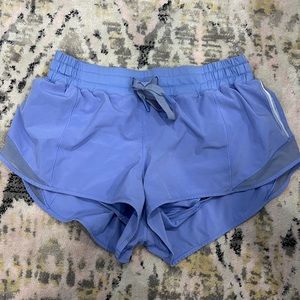 Lululemon hotty hot lined shorts - periwinkle